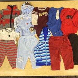 11 piece baby boy bundle, 9 months, fall, winter, spring